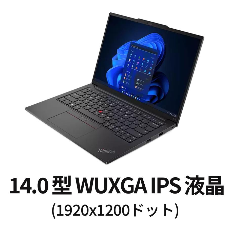 ★1 Lenovo ノートパソコン ThinkPad E14 Gen 5：Core i5-13500H プロセッサー搭載 14.0型 WUXGA IPS液晶 16GBメモリー 512GB SSD Officeなし Windows11 Pro｜lenovo｜02