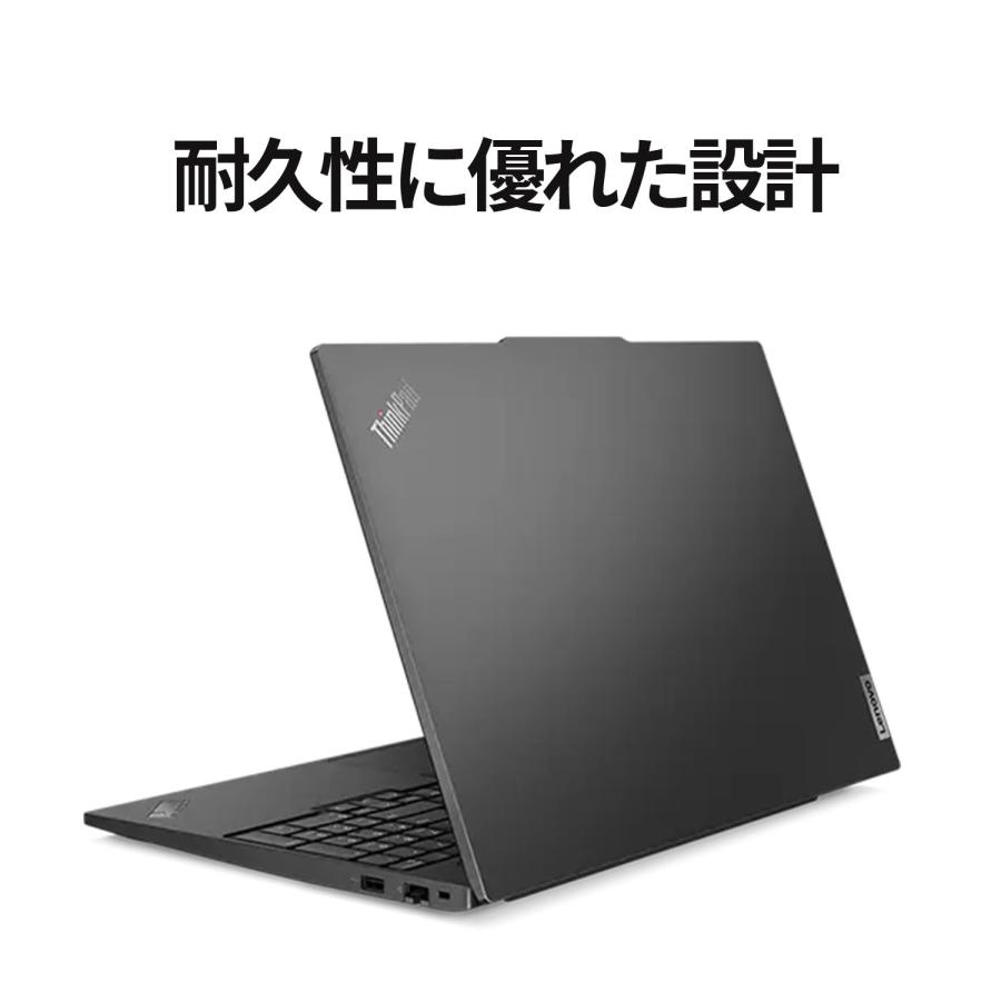 ★1 Lenovo ノートパソコン ThinkPad E16 Gen 1：Core i5-13500H搭載 16.0型 WUXGA IPS液晶 16GBメモリー 512GB SSD Office付き Windows11 ブラック｜lenovo｜04