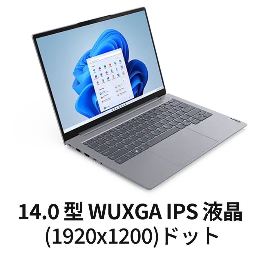 Lenovo ノートパソコン ThinkBook 14 Gen 6：Core i5-13420H搭載 14.0型 WUXGA IPS液晶 16GBメモリー 512GB SSD Officeなし Windows11 アークティックグレー｜lenovo｜02