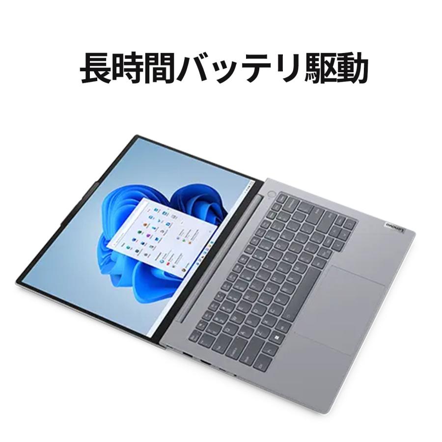Lenovo ノートパソコン ThinkBook 14 Gen 6：Core i5-13420H搭載 14.0型 WUXGA IPS液晶 16GBメモリー 512GB SSD Officeなし Windows11 アークティックグレー｜lenovo｜06