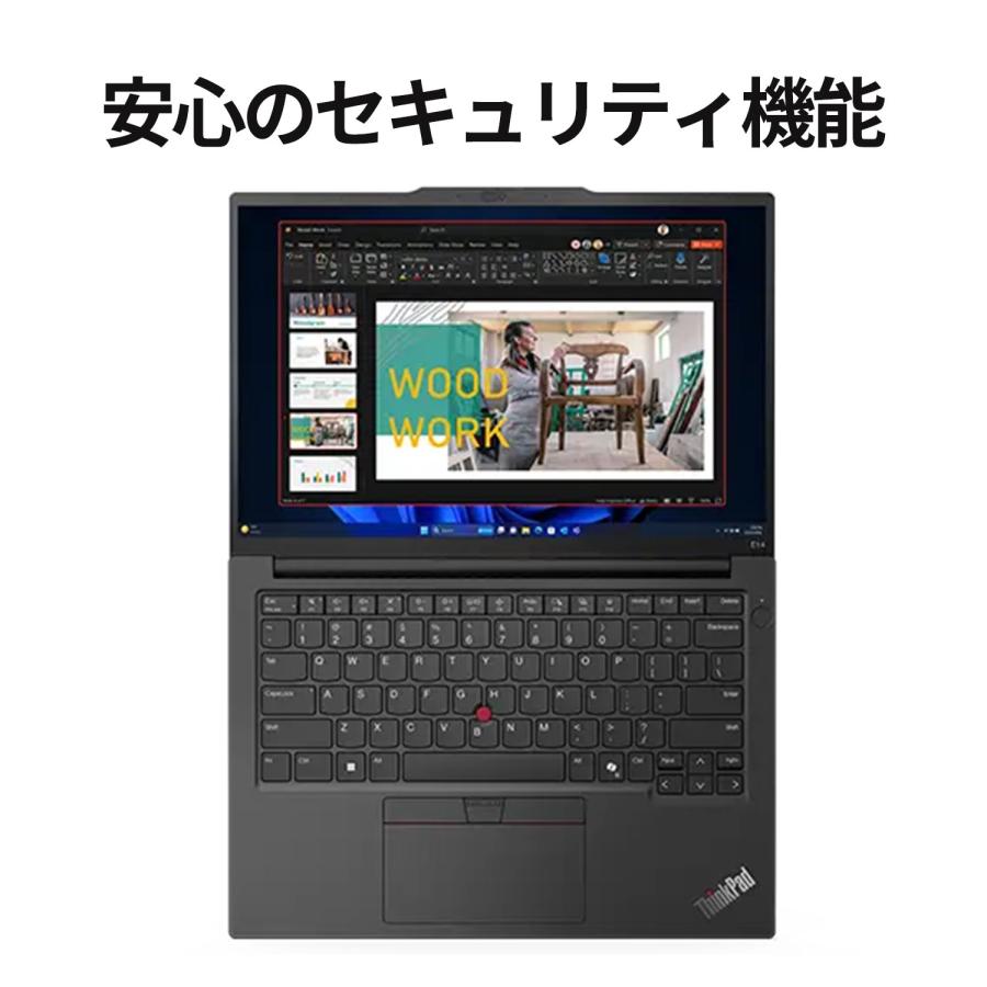Lenovo ノートパソコン ThinkPad E14 Gen 6：Core Ultra 5 プロセッサー 125U搭載 14.0型 WUXGA IPS液晶 16GBメモリー 512GB SSD Officeなし Windows11 Pro｜lenovo｜04