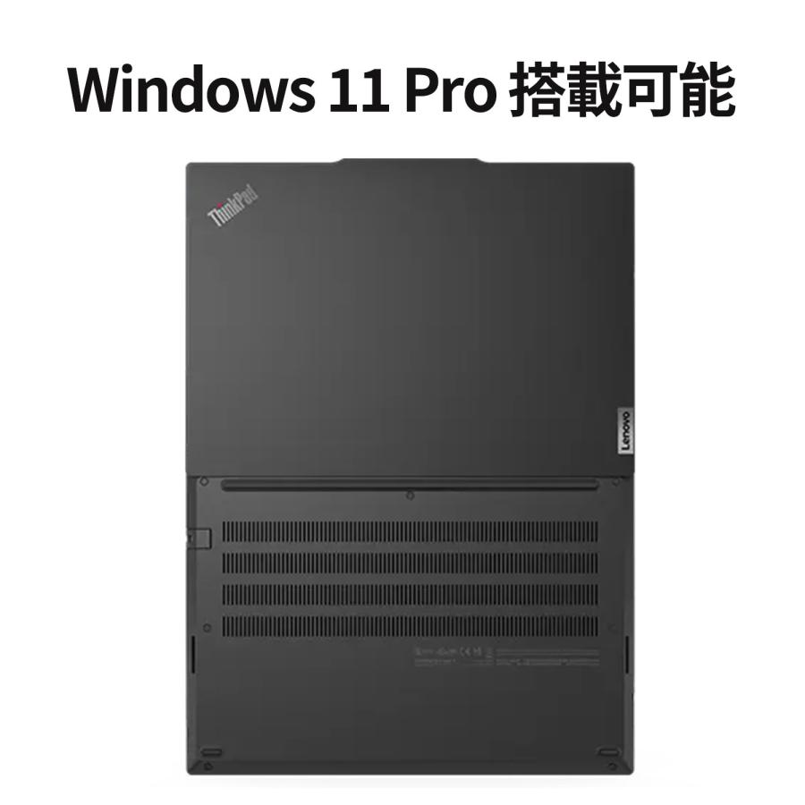 Lenovo ノートパソコン ThinkPad E14 Gen 6：Core Ultra 5 プロセッサー 125U搭載 14.0型 WUXGA IPS液晶 16GBメモリー 512GB SSD Officeなし Windows11 Pro｜lenovo｜05