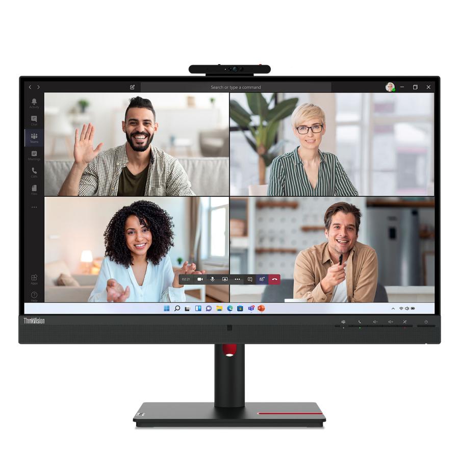 レノボ公式 27インチ ThinkVision T27hv-30 (63D6UAR3JP)【27型ワイド QHD IPS WLED液晶 USB-Cモニター】【3年保証】ディスプレイ PCモニター パソコンモニター｜lenovo｜02