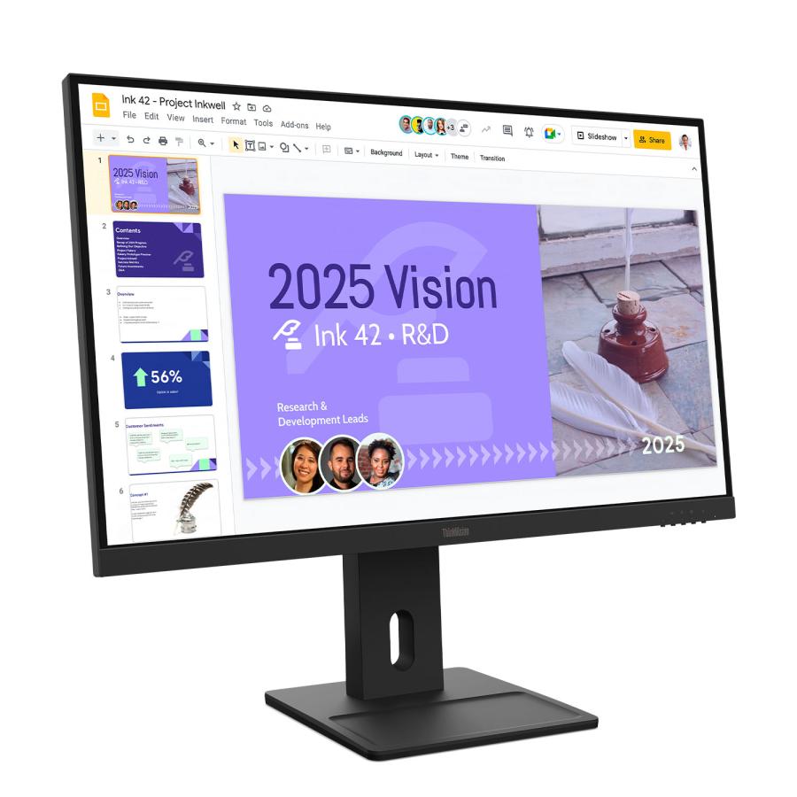 ThinkVision ポータブルモニター 本体 Lenovo（レノボ） 【公式・直販】モニター 27インチ ディスプレイ