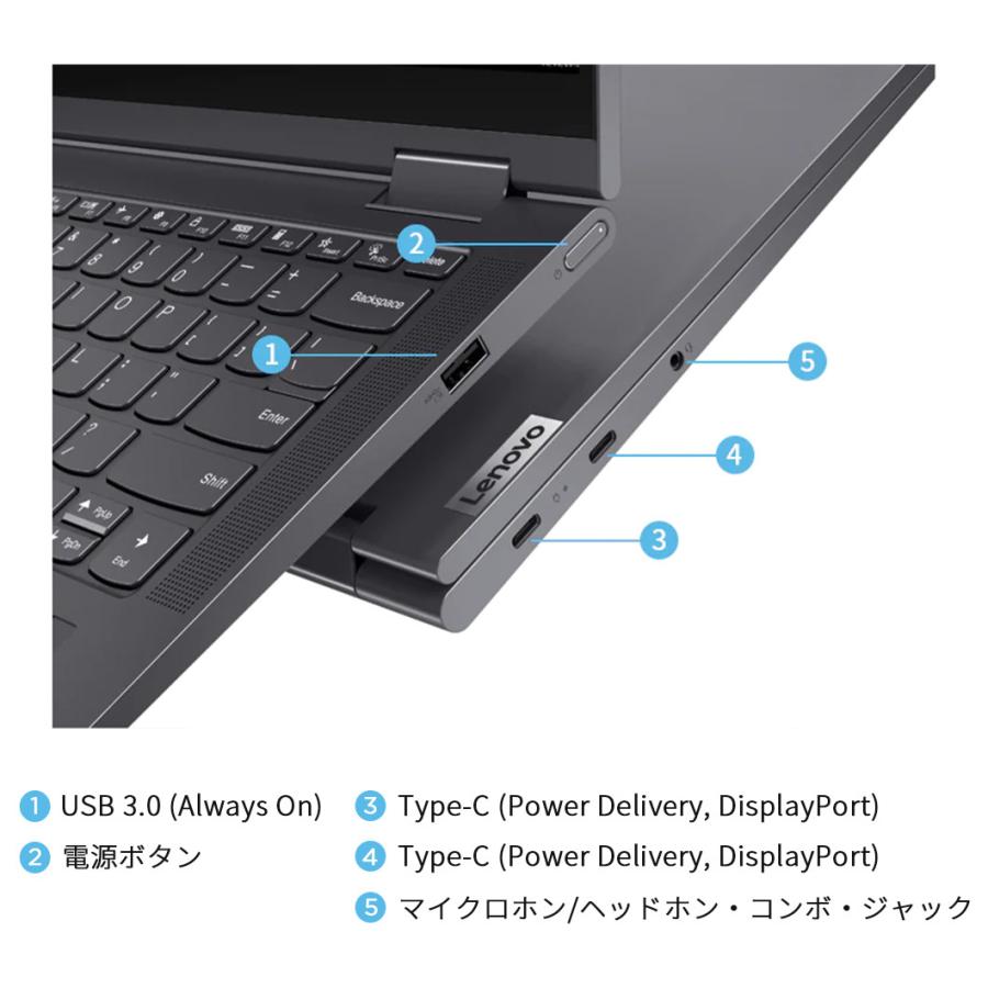 Lenovo ノートパソコン Yoga 760 Amd 新作販売 Ryzen 7 5800u搭載 14 0型 Ssd 512gb Fhd スレートグレー Windows10 マルチタッチ対応 16gbメモリー Officeなし