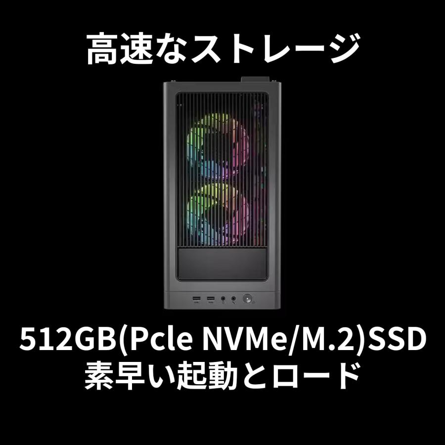 ★1 Lenovo デスクトップパソコン Legion Tower 5 Gen 8：AMD Ryzen 7 7700X搭載 16GBメモリー 512GB SSD GeForce RTX 4060 Officeなし Windows11 グレー｜lenovo｜09