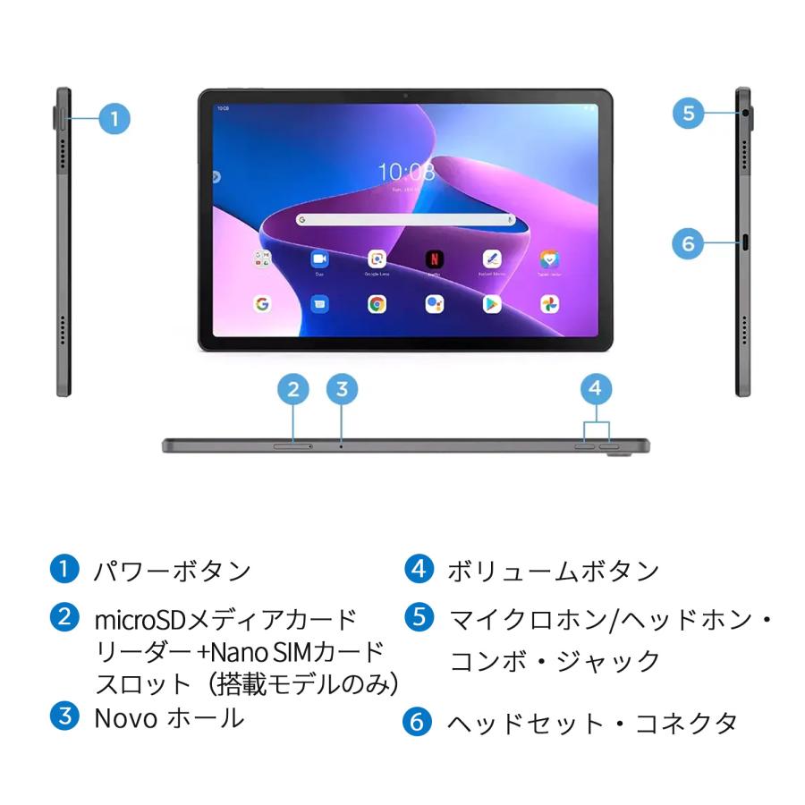 WiFiモデル】【LTEモデル】Lenovo Tab M10 Plus (3rd Gen) Android