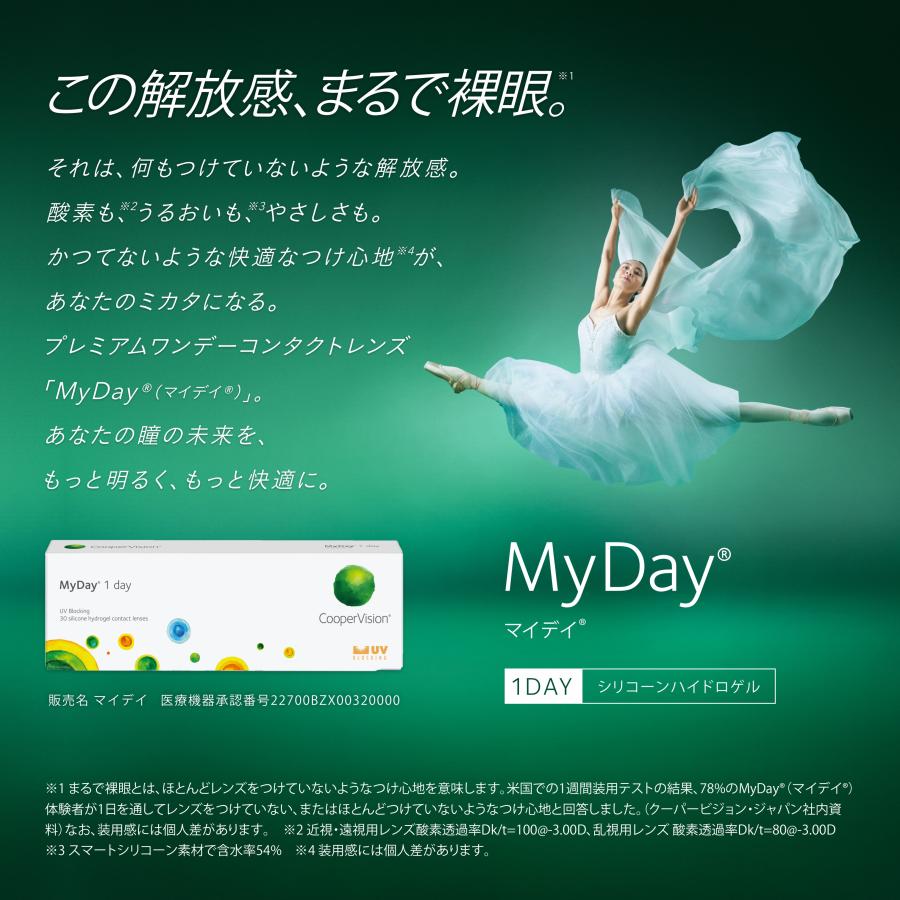 マイデイ 30枚 8箱 送料無料 クーパービジョン コンタクトレンズ ワンデー 1DAY_2