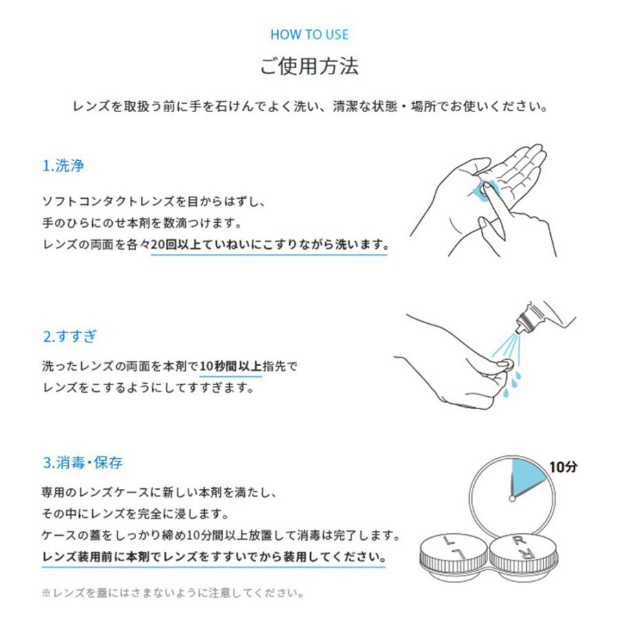 WAVE（ウェイブ） ピュアクリーン 120ml ×3箱（1ヶ月分） コンタクト