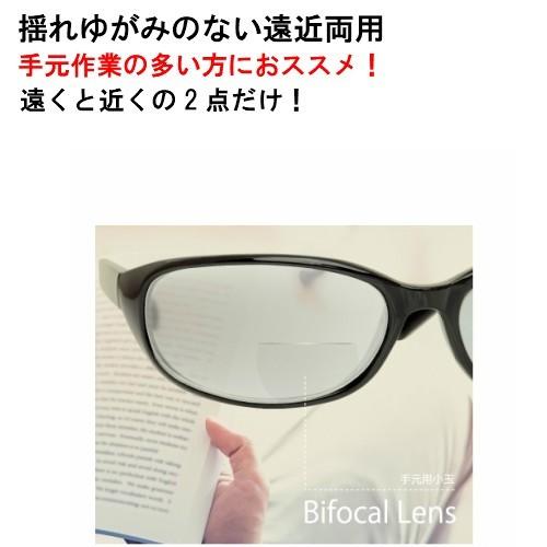 バイフォーカル 二重焦点遠近両用 メガネ レンズ交換用 他店購入