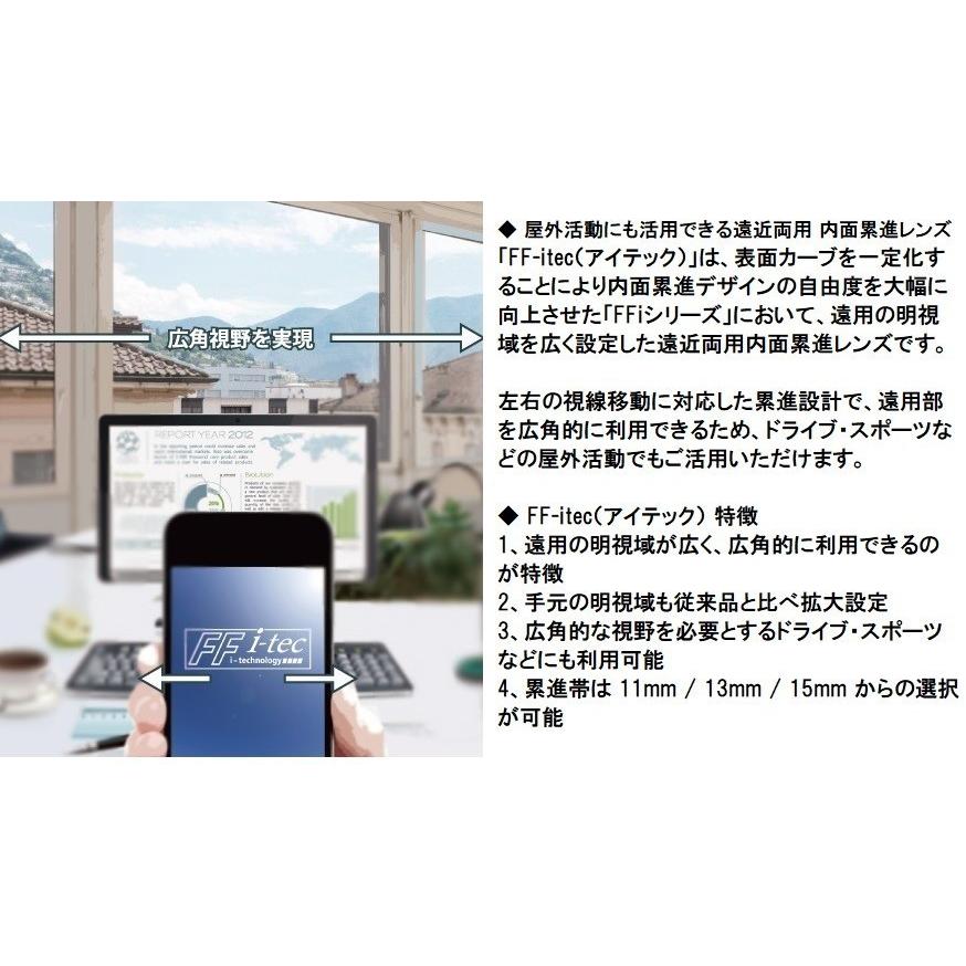 FFi174調光 イトーレンズ 1.74 内面累進遠近両用 メガネ レンズ