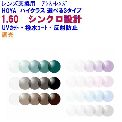 HOYA シンクロアシスト1.60センシティ2・サンテック 調光 可視光調光
