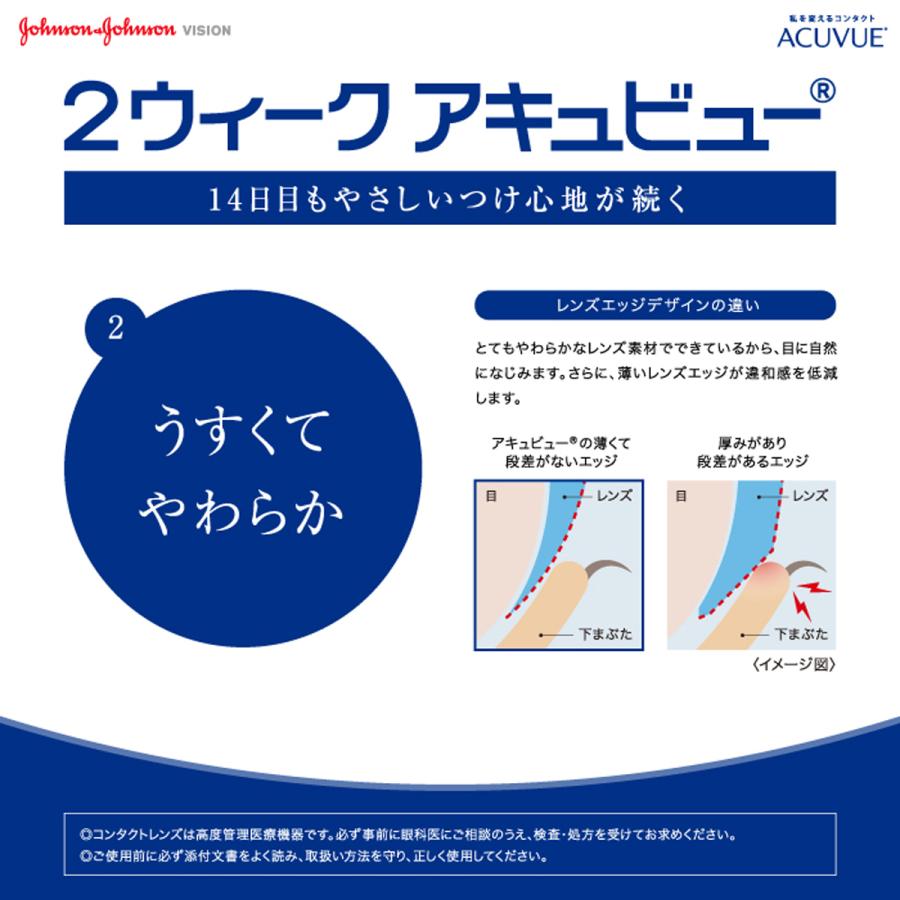 2ウィーク アキュビュー 6枚入×6箱 / 送料無料 / メール便_3