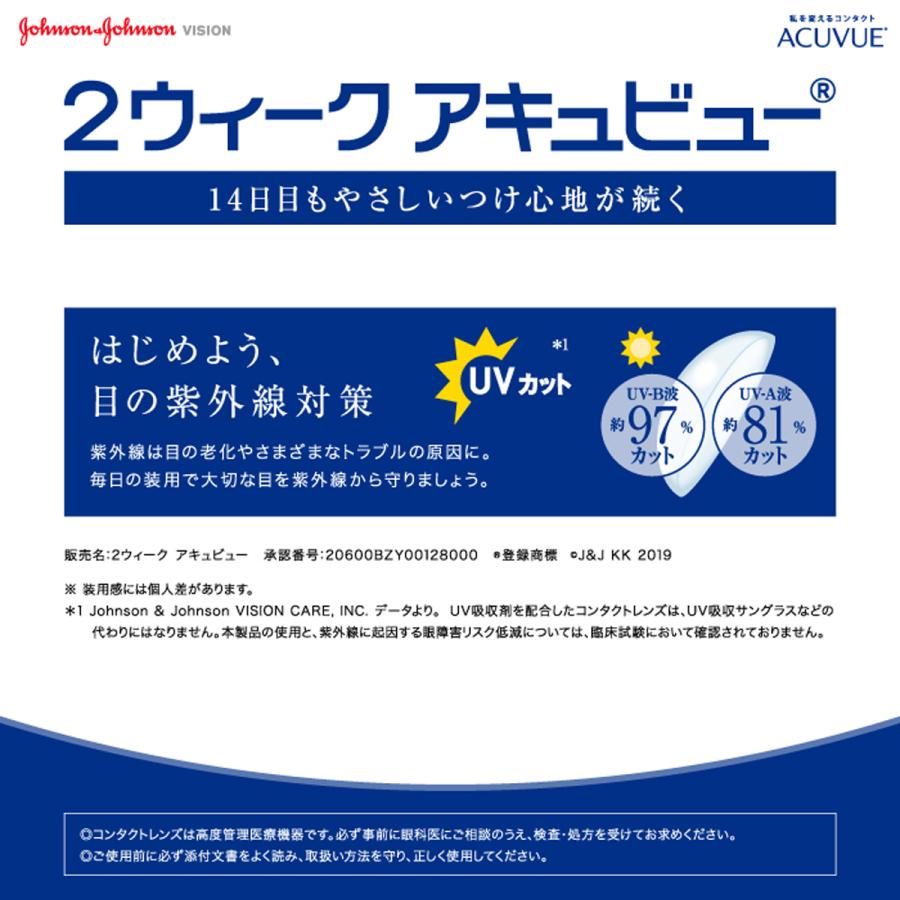 2ウィーク アキュビュー 6枚入×6箱 / 送料無料 / メール便_4
