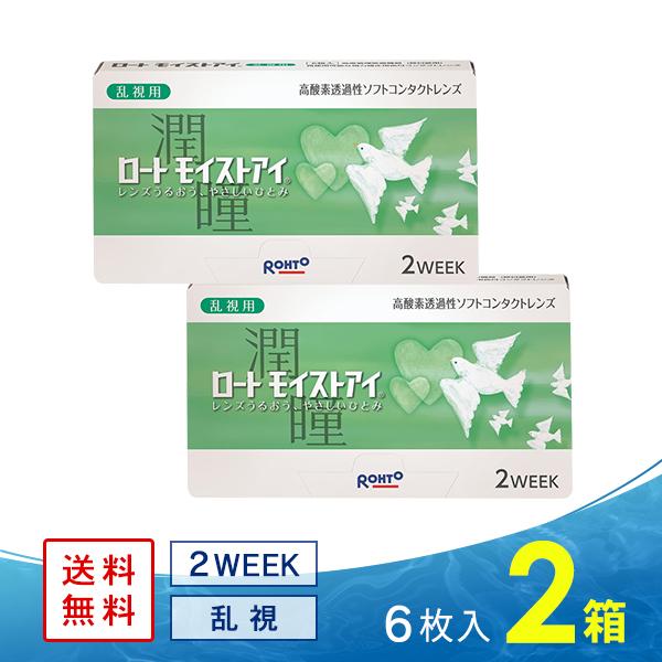 ロート モイストアイ 乱視用 2箱 送料無料 ソフトコンタクトレンズ