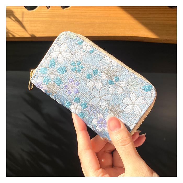 西陣織 着物 明 コインケース 小銭入れ 上品 レディース 女性ミニ財布