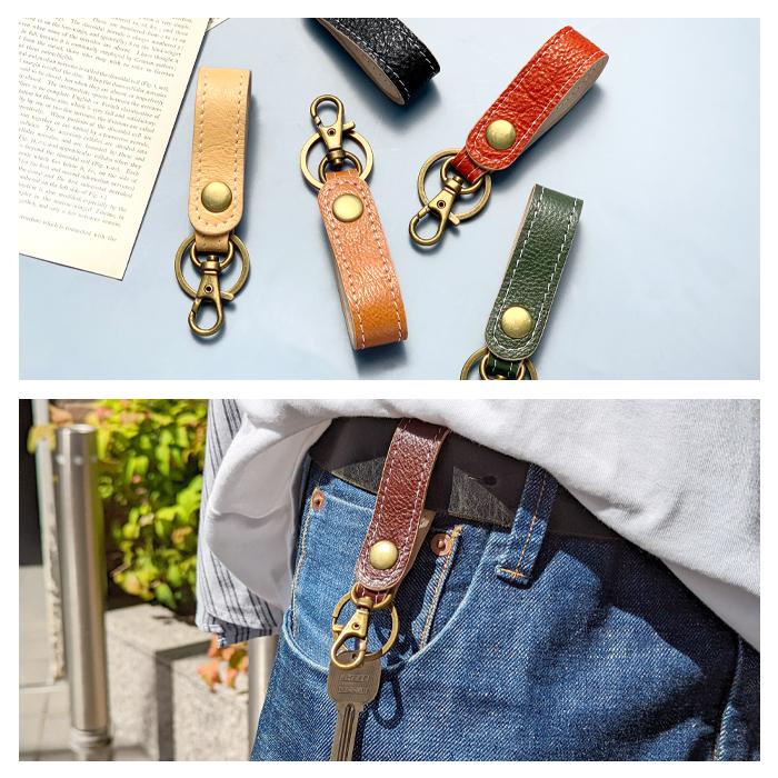 BVLGARI 赤 レザー キーリング スカルチャーム BVLGARI 赤 レザー キーリング スカルチャーム