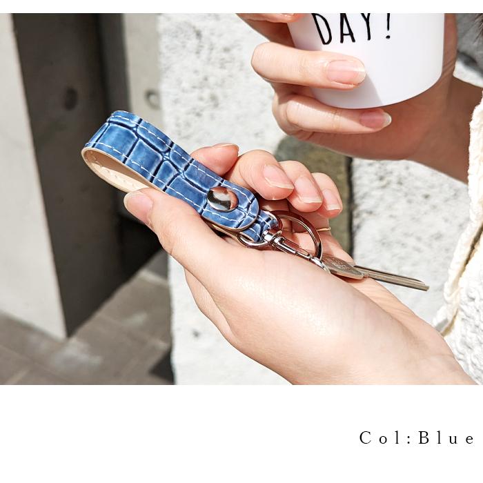 美品　ヴィヴィアンキーリングホルダーチャーム　クロコ調　キーホルダー 小物 美品 ヴィヴィアンキーリングホルダーチャーム クロコ調