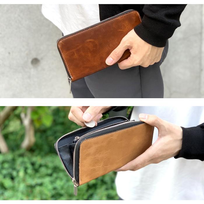 【未使用】FEILER　本革ラウンドジップウォレット feiler ・フェイラー 長財布 さいふ FEILER レディアネモネ
