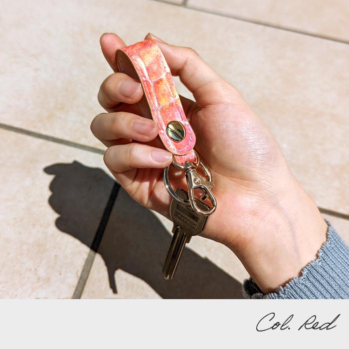 キーリング メンズ レディース おしゃれ 本革 ジャパニーズアート