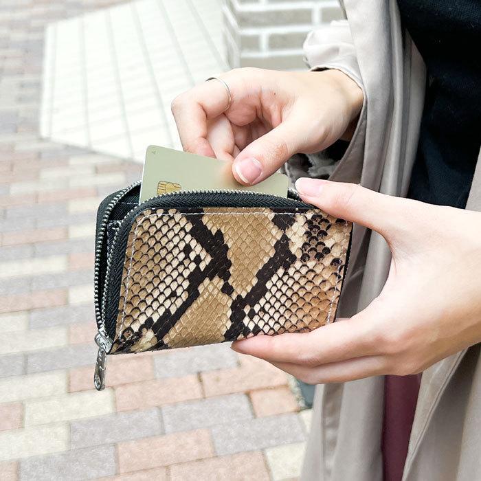 コインケース 小銭入れ 本革 ダイヤモンドパイソン レディース ミニ財布 おしゃれ カード入れ メンズ  革 レザー 小物入れ コンパクト ケース |  | 05