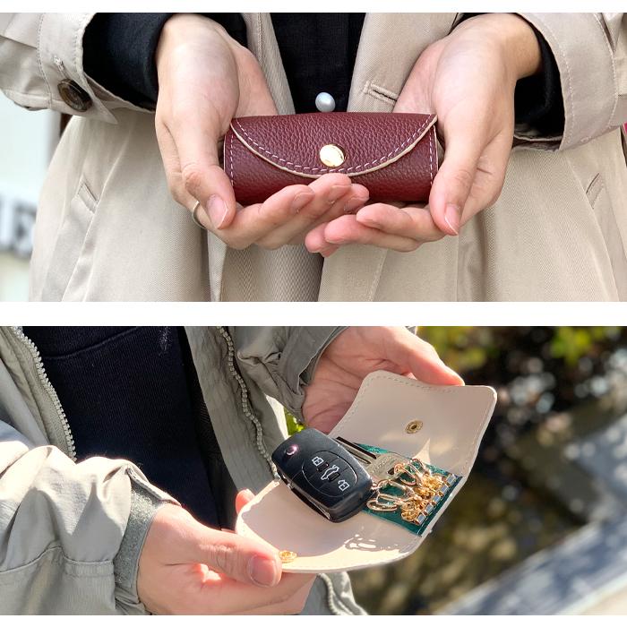 キーケース 4連 本革 紳士淑女 レディース スマートキー 三 キーケース 4連 本革 紳士淑女 レディース スマートキー 三