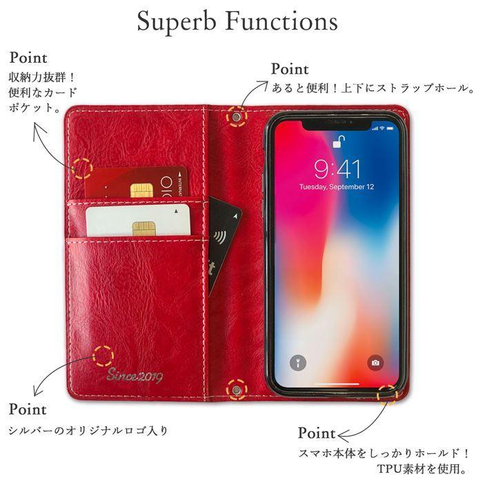 らくらくスマートフォン me F-01L F-42A カバー F-03K 手帳型 ケース F-52B F-04J 手帳型ケース らくらくスマホ  ブルジョア スマホケース｜leo-and-aoimini｜19