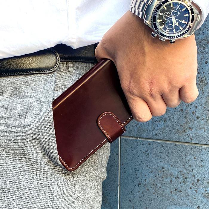 SC-53B SCG10 SC-52B SC-51B SCG09 SCG08 ケース SC-56B カバー SC-52C 手帳型ケース iPhone SE3 第三世代 13 Pro mini MAX 12 11 ハンドあり 本革 コードバン | アンドロイド | 20