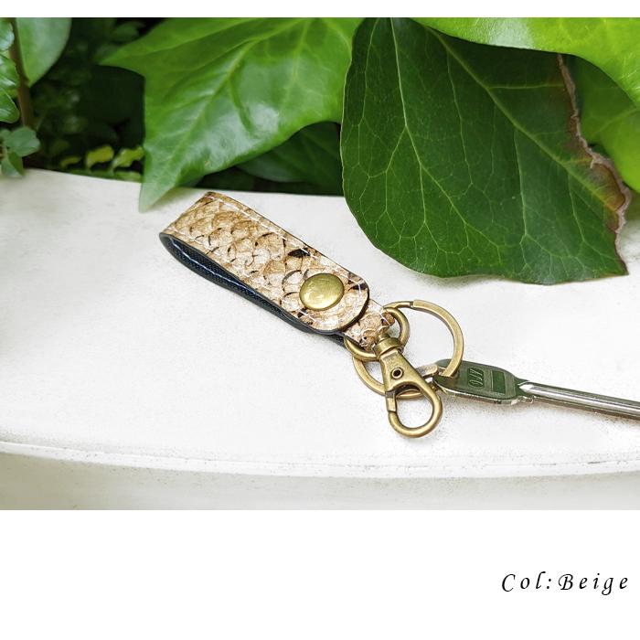 本革 キーリング 革 山羊革 バッグチャーム キーホルダー ナスカン 本革キーリング レザー 鍵 カギ レディース メンズ 男性 女性 型押し ダイヤモンド パイソン |  | 06