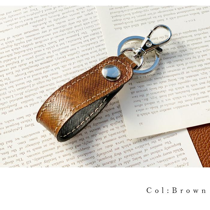 キーホルダー キーリング シンプル 最新のデザイン ベルト 鍵 ストラップ ナスカン ボタン おしゃれ スマートキー 男の型押し キーチャーム メンズ ベルトループ 本革 小物 革