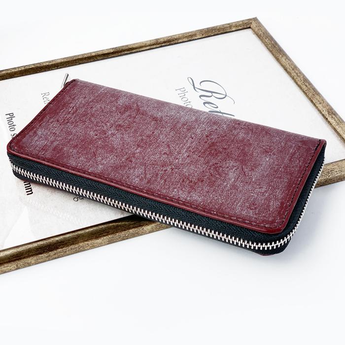 財布 長財布 本革 ブライドル ラウンドファスナー サイフ 札入れ 小銭