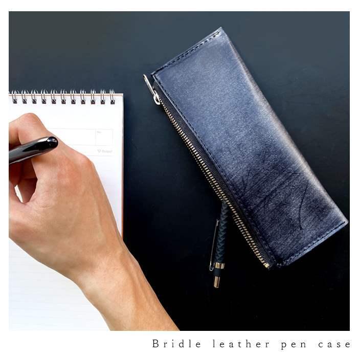 レザー　本革　ペンケース　ペンポーチ　スリム　ポーチ　筆箱　シンプル　ビジネス 楽天市場】レザーペンケース ペンポーチ ポーチ スリム 合皮