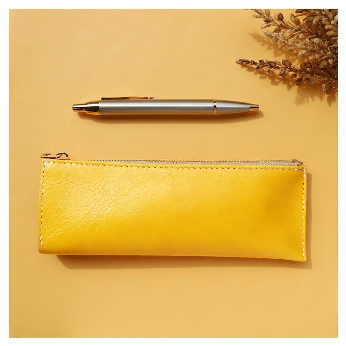 ペンケース 本革 筆箱 ペン ケース ビジネス コンパクト スリム