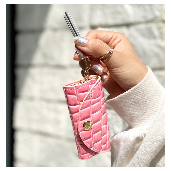 キーケース　クロコダイル　Bellago　 ベラーゴ　革小物 キーケース クロコダイル Bellago ベラーゴ 革小物 Bellago