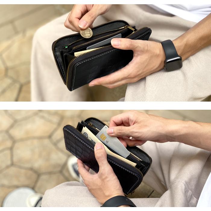 長財布 メンズ クロコ 型押し 財布 レディース 本革 ラウンド 長財布 メンズ クロコ 型押し 財布 レディース 本革 ラウンド