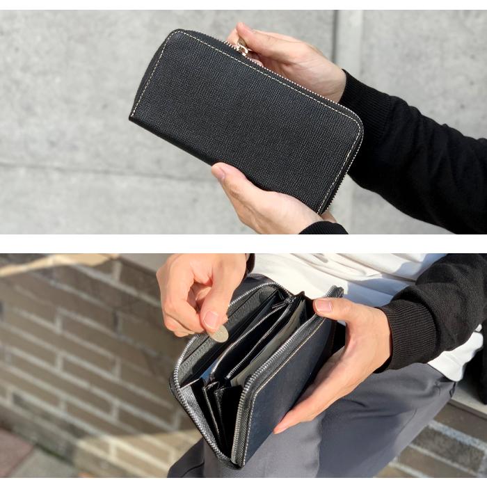 型押し長財布 配色型押しレザー 長財布（財布） | TAKEO KIKUCHI（タケオキクチ