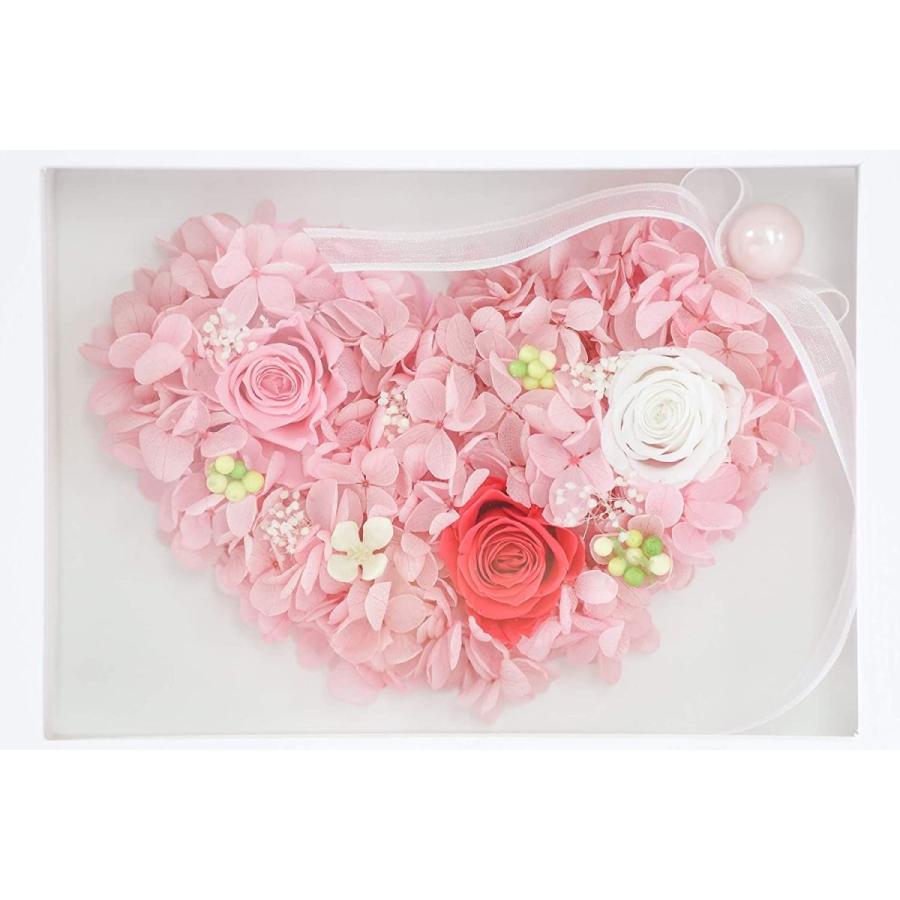 人気ブランドを Lulu S ルルズ 幸せを運ぶハートのプリザーブドフラワー 紫陽花 フレーム プリザーブドフラワー ドライフラワー サイズ 縦約15 5c 新着商品 Www Perfectressusorder Com