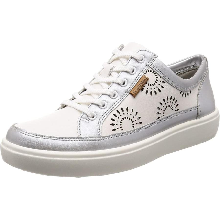 安心の定価販売 アキレスソルボ スニーカー 本革 3e Asc 0430 レディース ホワイト シルバー 24 0 Cm 格安 Zoetalentsolutions Com