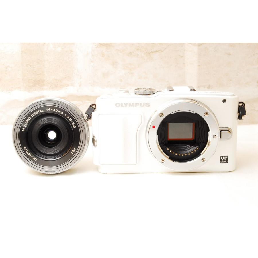 ミラーレス一眼 Olympus オリンパス Pen E Pl6 レンズキット かわいい ホワイトカラー 新品sdカード付 中古 E Pl6 Leon Camera Shop 通販 Yahoo ショッピング
