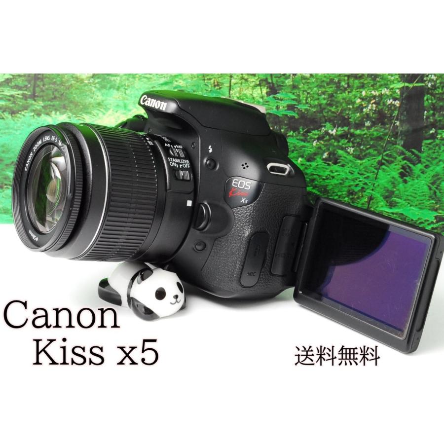 爆売り デジタル一眼レフ Canon キヤノン Kiss X5 レンズキット 新品sdカード付き 全ての Orientalweavers Com