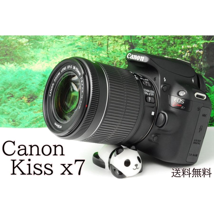 時間指定不可 一眼レフ Canon キヤノン Eos Kiss X7 Ef S18 55mm Is Stm レンズキット 新品sdカード付き 想像を超えての Orientalweavers Com