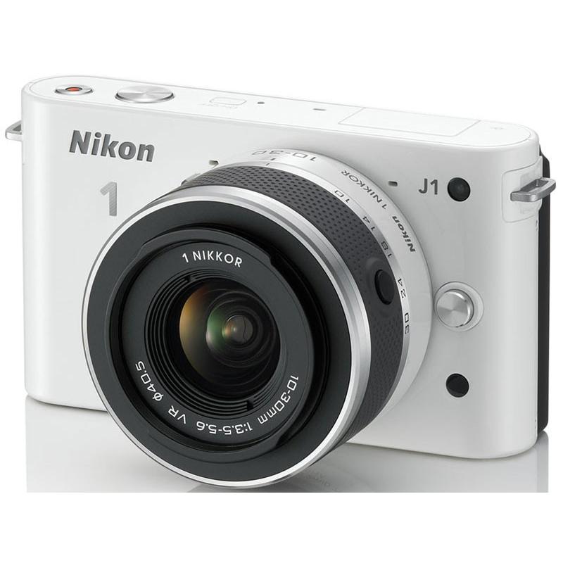在庫一掃 ニコン Nikon J1 手振れ補正 レンズキット かわいい ホワイト ミラーレス 一眼レフ レッド 新品sdカード付 激安特価 Esiba Tg