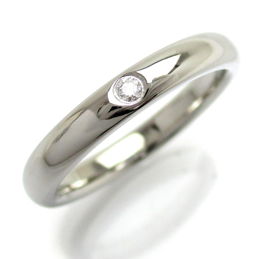 即納最大半額 ティファニー 指輪 スタッキングバンドリング ダイヤモンド Pt950 レディース 9号 Box Tiffany エルサ ペレッティ 新品仕上げ済 美品 人気ブランドを Mtkbrasil Com Br