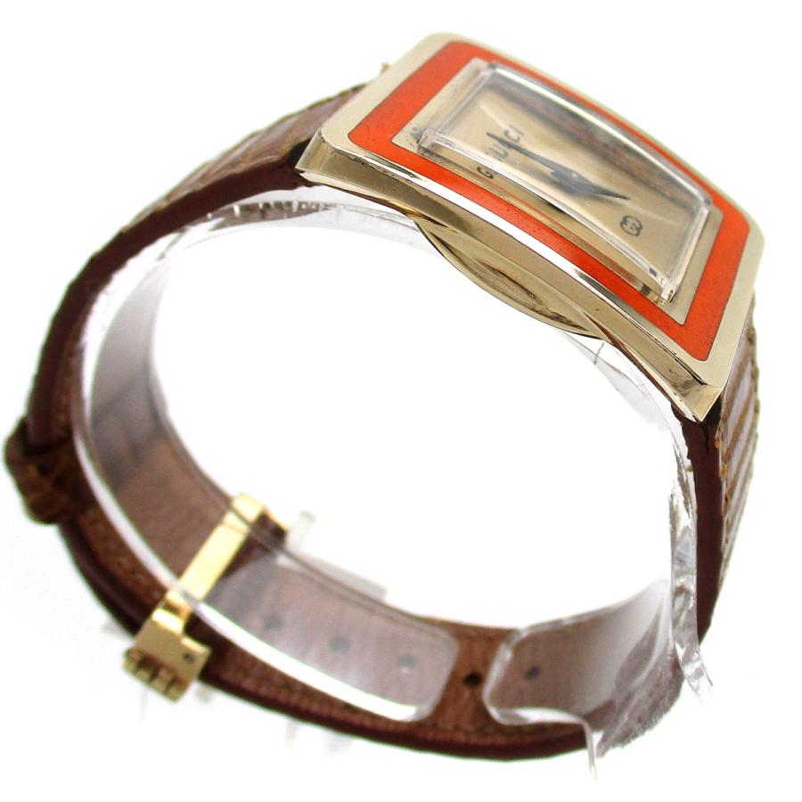 驚きの値段 182 グッチ時計 レディース腕時計 レクタンギュラー ワイン  