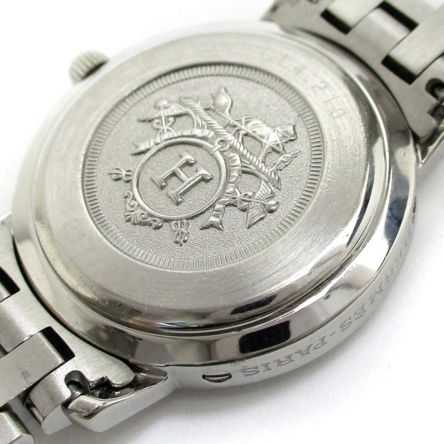 販売を販売 腕時計 白文字盤 時計 レディース シルバー クリッパー クォーツ エルメス Hermes Cl4 210 8uvn 優待価格 Jeromejack Fr