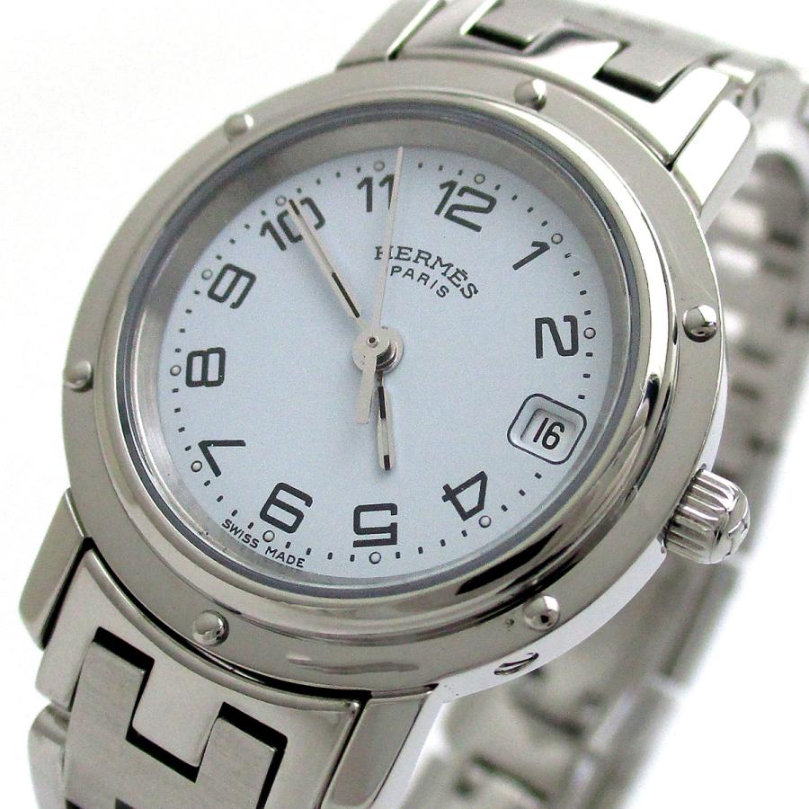 エルメス 時計 クリッパー レディース 白文字盤 CL4 210 プッシュブレス仕様 プッシュブレス仕様 取扱
