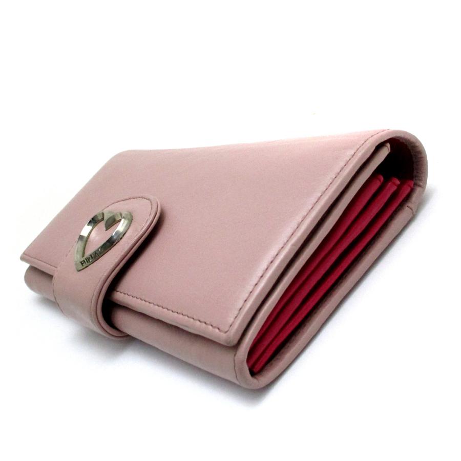 フルラ 財布 レディース 長財布 レザー 折り財布 ハート ピンク FURLA  