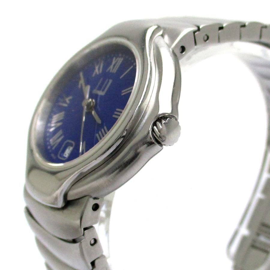 ダンヒル 時計 ミレニアム レディース ローマ数字 コバルトブルー文字