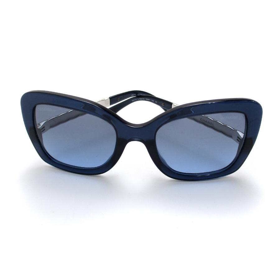 マトラッセ シャネル サングラス レディース インディゴ ブルー  
