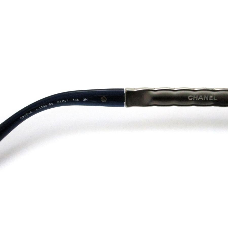 マトラッセ シャネル サングラス レディース インディゴ ブルー  